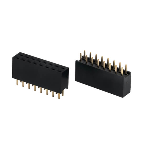 CONN HEADER 16P (2x8) 2.54mm BLACK FEMALE THT (DS1023-2X8S21)