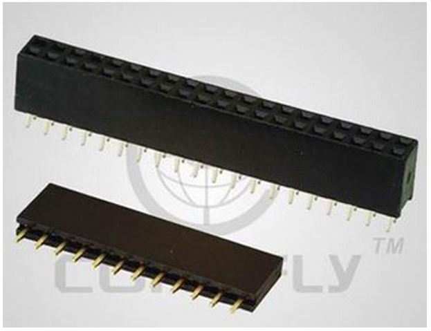 PIN HEADER 1x3 3PIN 2.54mm FEMALE THT (DS1023-1X3SF11)