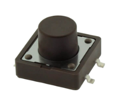 SWITCH TACT 12x12MM 8.5MM 160gF BROWN SMD (DTSM-25N-V-T/R)