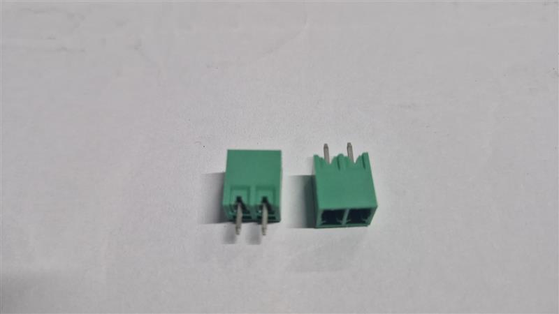 TERM 2P 3.81mm 180° GREEN CLOSED MALE THT (ZB15EDGV-3.81-2P)