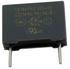 CAP. POL. 2n2 300VAC 10MM 20% THT (C43Q1222M40C450)