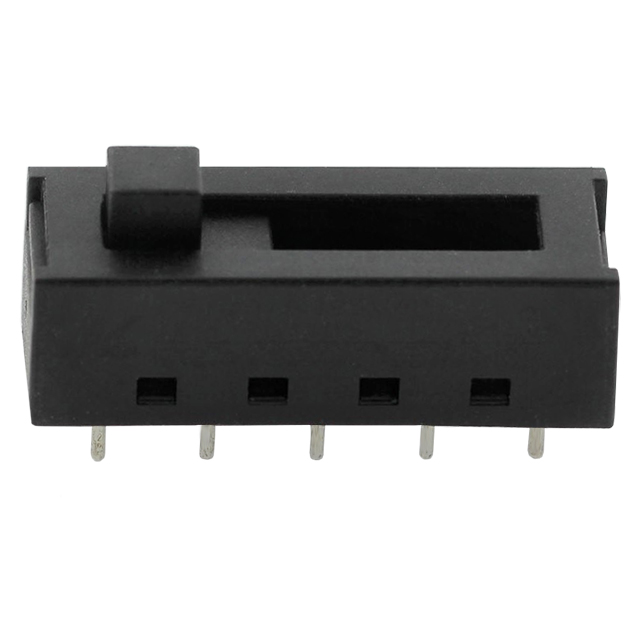 SWITCH SLIDE VERTICAL 1P2T 500mA 50V ON-ON THT (L-KLS7-SS-23D29-G4)