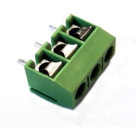 TERM BLK 5.00MM GREEN 3PIN(1X3) 180 0BOY THT - BYTE 27277  - KF301V-5.0-3P-1-G