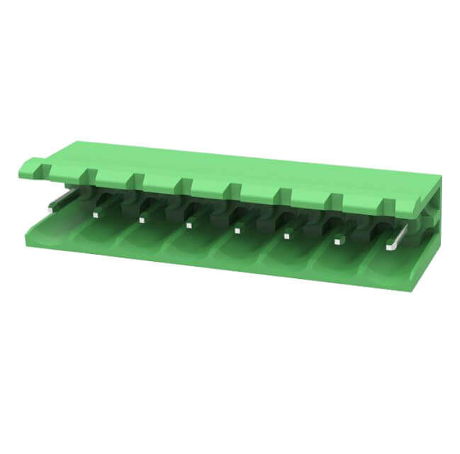 TERM 8P 5.08MM GREEN 90C MALE OPEN THT (ZB2EDGRC-5.08MM-8P)