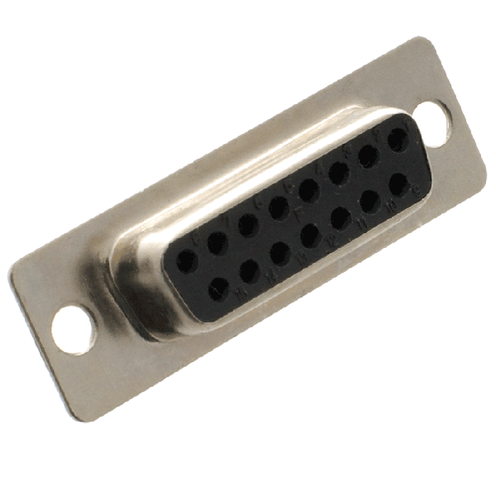 CONN DSUB SOCKET 15P FEMALE 2ROW THT (CONNDSUBHSG15P)
