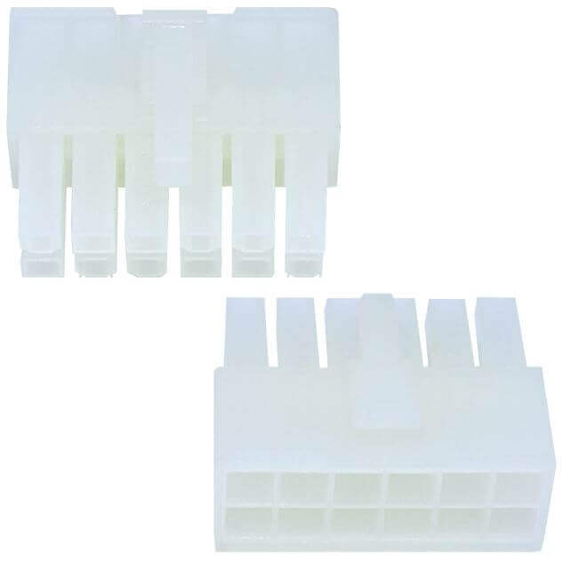 CONN 12P 4.20MM (2x6) MALE HOUSING MINI FIT THT (L-KLS1-4.20-2X06-MH)