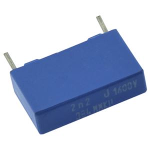 CAP FILM 3.3UF ±10% 275VAC X2 31x21 R=27.5 LL=25mm MKP THT - BYTE 27557  - PCX2 337 15335