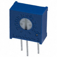 TRIMPOT CERMET SINGLE TURN VER.ADJ 1K 0.5W THT (3386F-102-1K)