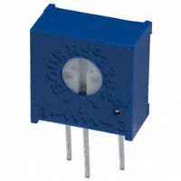 TRIMPOT CERMET SINGLE TURN VER.ADJ 5K 0.5W THT - BYTE 27776  - 3386F-502-5K