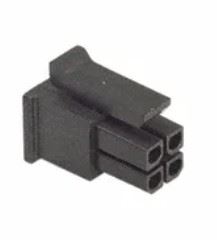 CONN RCPT HSG 4P 3mm BLACK FEMALE  - BYTE 27862  - 0430250400