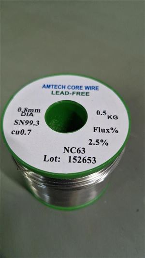 KURŞUNSUZ TEL LEHİM 0.8mm - BYTE SM01313  - *