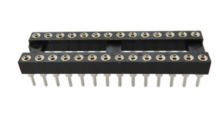 IC-SOCKET 28P 7.62mm PRECISION THT (ICM-328-1-GT-HT)