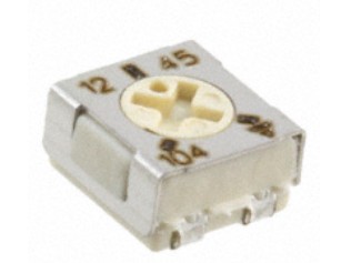 TRIMMER 100K 0.25W J LEAD TOP SMD (TS53YJ104MR10)