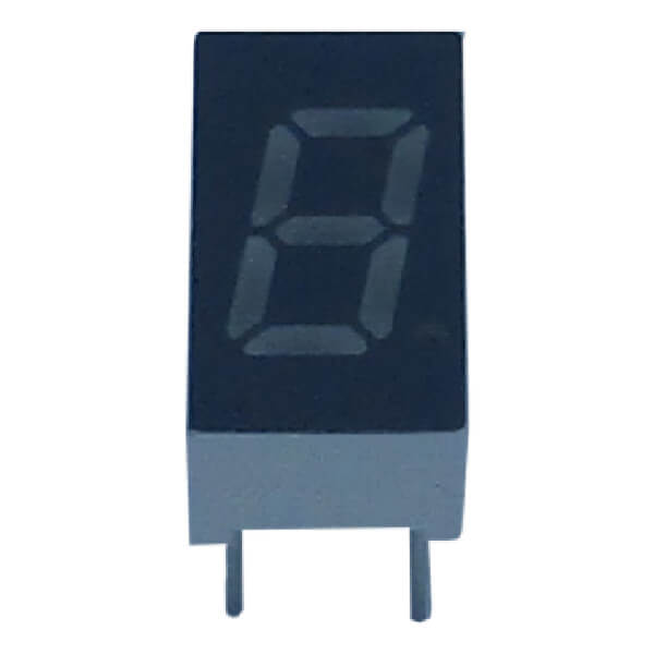 LED DISPLAY 7 SEGMENT 1DIGIT 8mm (+) RED THT (E1-1032-AUR-1-CT)