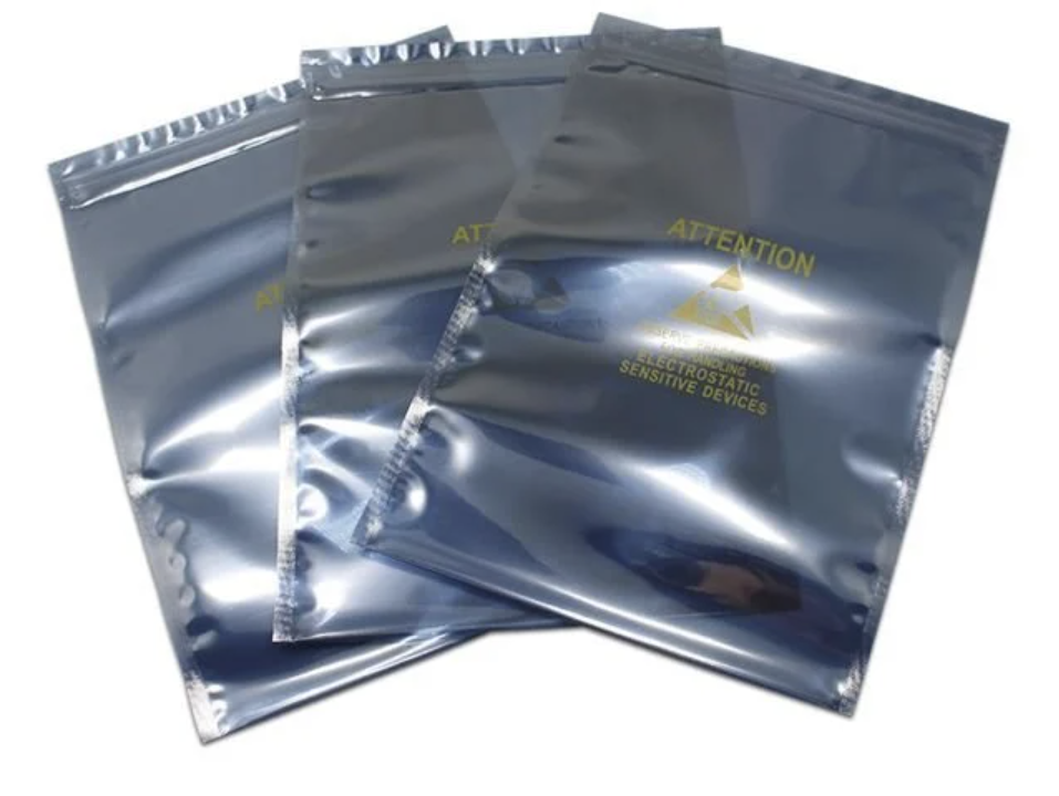 ANTİSTATİK METALİZE POŞET 100x100mm KİLİTLİ 100'LÜ PAKET (ZMB-5044)