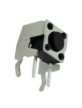 SWITCH TACT 6x6 4.3mm 180gf R/A THT (L-KLS7-TS6606-4.3-180)