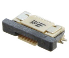 CONN FPC BOTTOM 6P 0.5mm IVORY R/A SMD (68710614522)