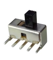 SWITCH SLIDE 1P2T 500mA 50V ON-ON R/A THT (L-KLS7-SS04-12F23EG7)