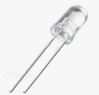 LED WHITE 5mm TRANSPARENT ROUND THT  (*)