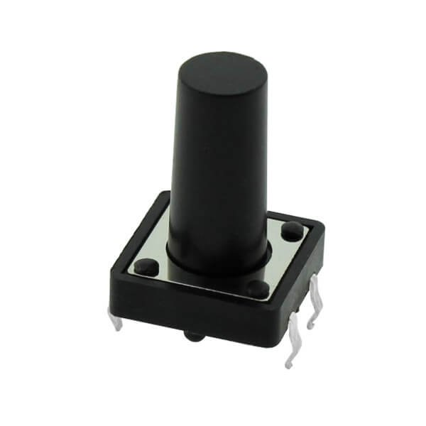 SWITCH TACT 12x12 17mm THT  (*)