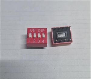 SWITCH SLIDE 4P 24V 2.54mm SPST THT - BYTE 28640  - DS-04R