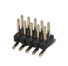 PIN HEADER 10P(2x5) 1.27mm MALE V/T SMD - BYTE 28740  - L-KLS1-207C-1.00-2-10-T3