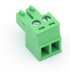 TERM 2P 3.81mm GREEN FEMALE  (15EDGK-3.81-2P)