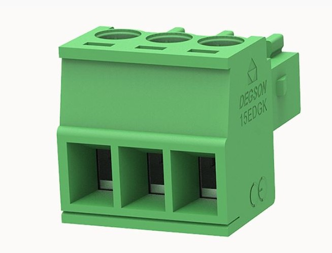 TERM 3P 3.81mm GREEN FEMALE THT (15EDGK-3.81-3P)
