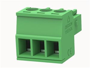TERM 3P 3.81mm GREEN FEMALE THT - BYTE 28768  - 15EDGK-3.81-3P