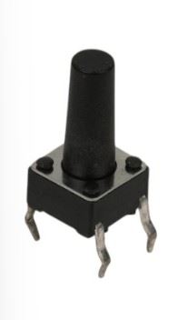 SWITCH TACT 6x6 12mm THT - BYTE 28770  - *