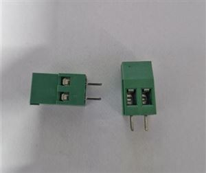 TERM BLK. 2P 180* 5.08MM 2 BOY PCB TYPE GREEN THT - BYTE 28824  - NO NAME