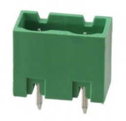 TERM BLOCK HDR 2P 180C 7.62mm GREEN MALE THT - BYTE 28866  - 691311400102