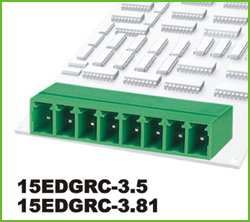 TERM 4P 3.81MM 90* GREEN CLOSED MALE THT - BYTE 03713  - NO NAME