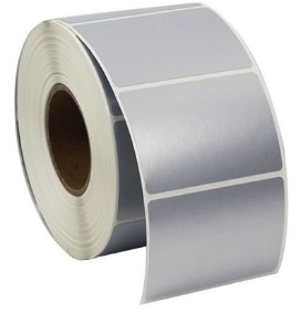 ETİKET SILVERMAT 60x30mm  (*)