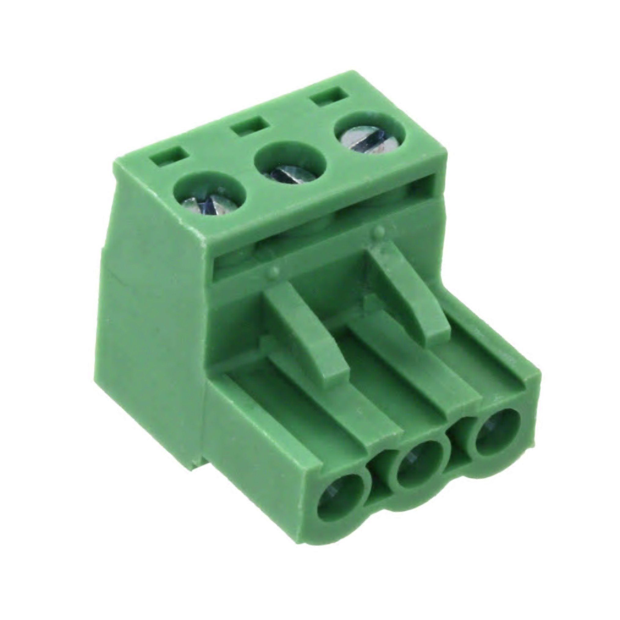 TERM BLOCK EURO PLUG 3POS STR 5.08MM THT (EBHA-03-D)