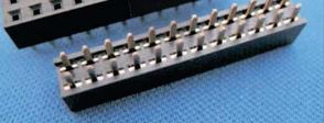 PIN HEADER FEMALE 40P(2X20) 180* THT V/T BLACK (L-KLS1-208-2-40-S)