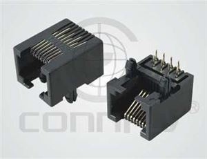 CONN RJ45 8P8C 90* BLACK THT (10215388A006)