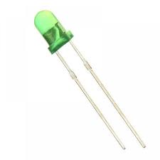 LED GREEN 3MM 80mcd DIFFUSED THT (L-3G4SD-A55I570-2)