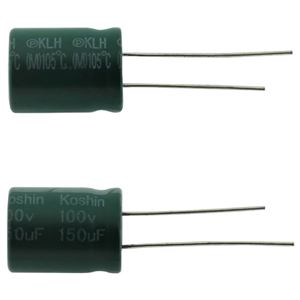 CAP EL 150uF 100V 13x18 5MM 105C THT - BYTE 05006  - PKLH-100V151MI180