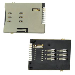 CONN HOLDER SIM CARD SMD - BYTE 05140  - L-KLS1-SIM-030-6P