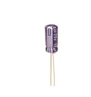 CAP ALUM 10UF 25V 5X12MM 2MM 20% THT (ECA-1EM100)