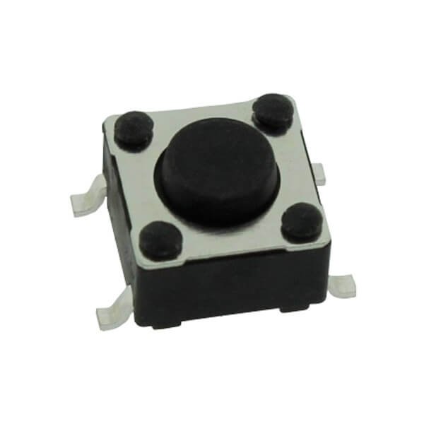 SWITCH TACT 6.00x6.00 4.30mm 250gF SMD (L-KLS7-TS6604-4.3-250-T)