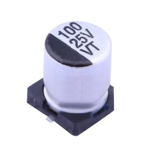 CAP EL 100uF 25V 6.3x7.7mm SMD  (VT1E101M-CRE77)