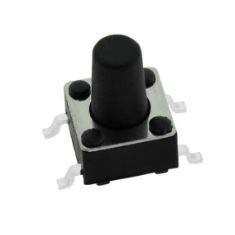 SWITCH TACT 6.00x6.00 9.50mm 160gF SMD (NO NAME)