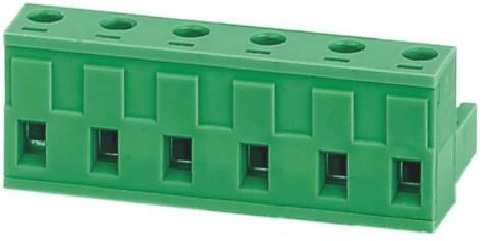 TERM.BLK.7.62MM 4P FEMALE GREEN (2EGTK-7.62-04P-14-00AH)