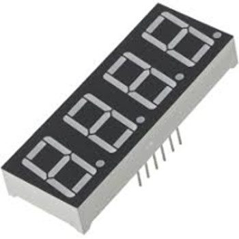 LED DISPLA Y 7SEGMENT 4DIGIT 9.2MM(+)RED (C S3641A -B#)