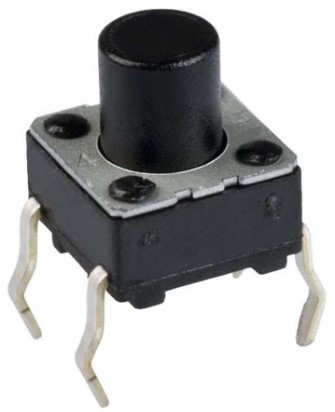 SWITCH TACT 6X6 5mm THT BUTON (*)