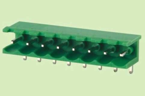 TERM 2P 7.62MM 90* LONG PIN GREEN OPEN MALE THT (2EDGR-7.62-02P-14-100SH)