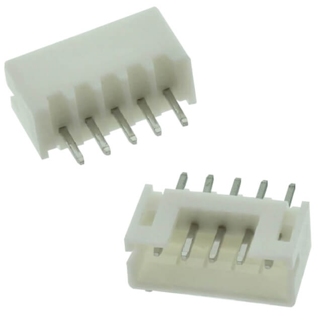 CON.T.B. 2MM 5P 180C MALE WHITE THT (DS1066-5MVW6X)