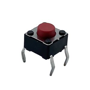 SWITCH TACT 6x6 5mm 260gF THT - BYTE 08923  - DTS-62R-V